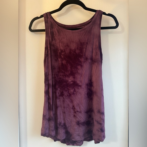 NWOT American Eagle Soft and Sexy Purple Tie Dye Tank Women's Small - Picture 1 of 4